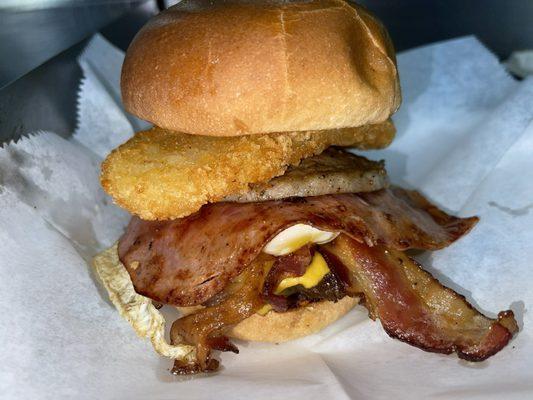 Heart attack burger