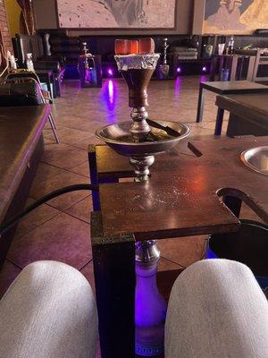 Hookah lounge.