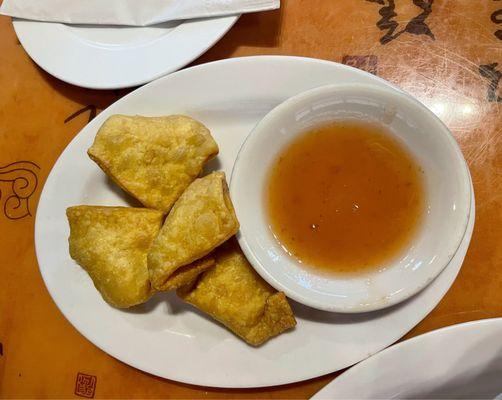 6 Piece Fried Crabmeat Wonton