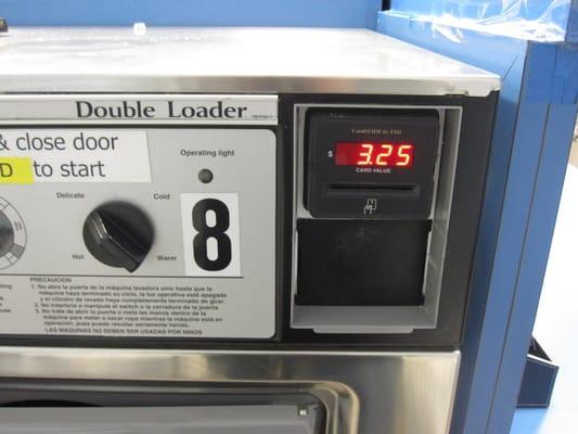 Small load washing machine. $3.25 for one use.