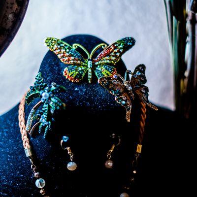 Sparkly Butterfly Jewelry