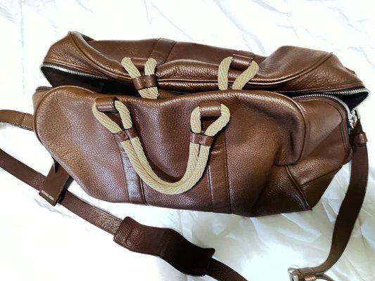 Newly restored leather bag (Michael Kors) ... well worth the price charged!!!! Incredible workmanship!!!!!