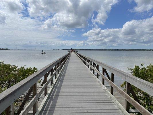 Pier, R E Olds Waterfront Park, Oldsmar, by Westchase, Tampa Bay