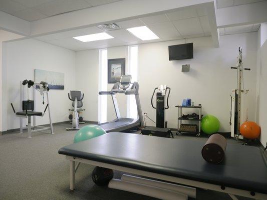 Intimate therapy exercise room