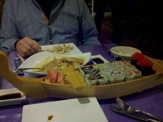 My dinner.. in a boat!  :)