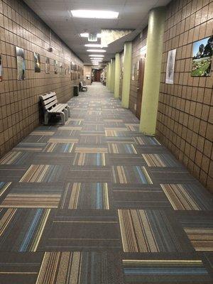 Carpeted hallway