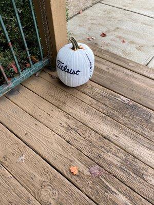 Golf pumpkin !