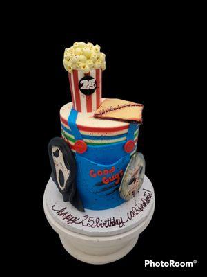 Horror movie cake!