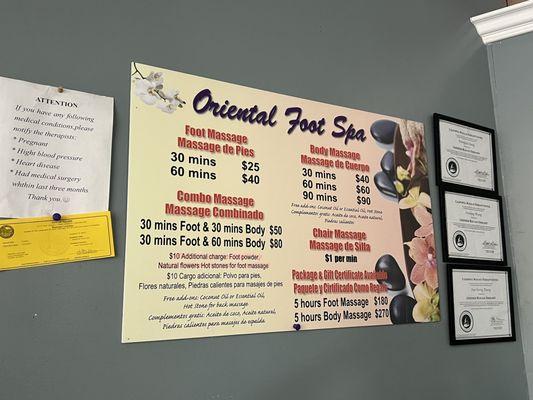 Oriental Foot Spa