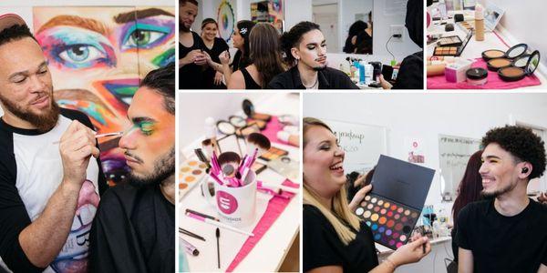 A showcase of makeup classes, and behind the scenes with students.