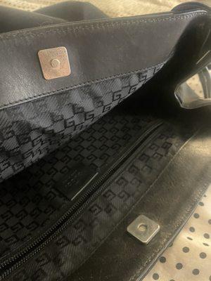 All leather on my 22+ year old Gucci tote bag was replaced with new leather and resewn perfectly by Chicago Cobbler.