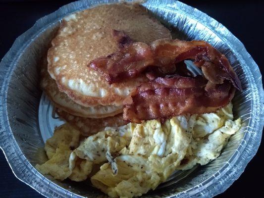 Pancake breakfast platter