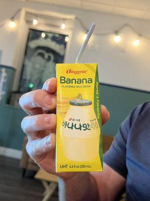 Banana milk