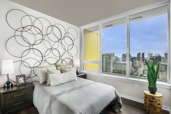 Bedroom with beautiful view