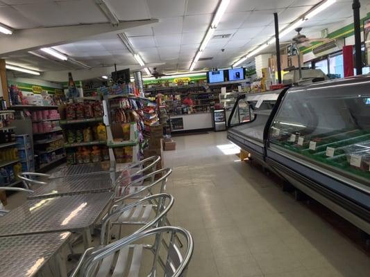 Inside of convenience store