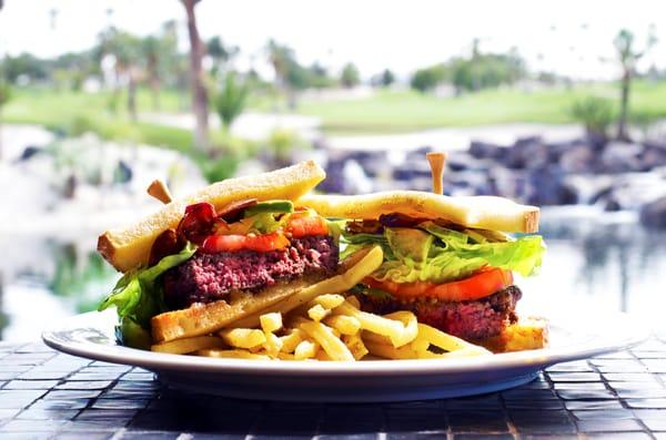 The award winning Kobe Beef patty melt.