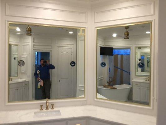 Custom mirror install