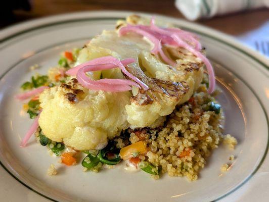 October 19, 2024; Cauliflower Steak ($26).