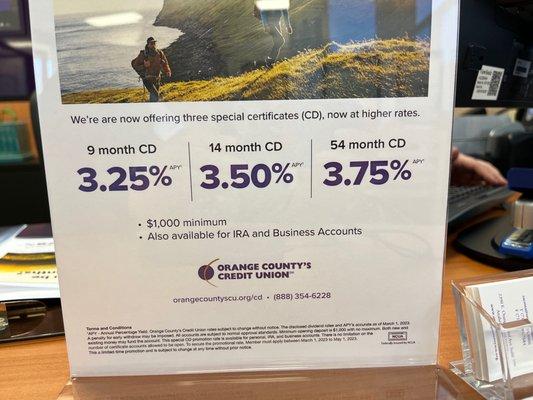 Current CD rates