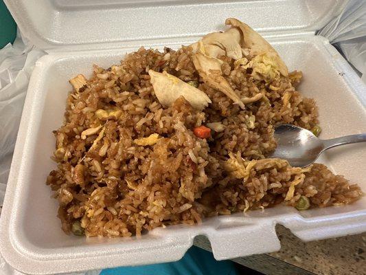 Chicken fried rice lunch size