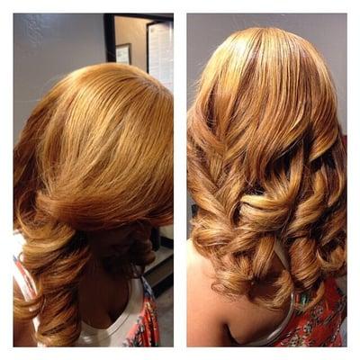 Sew in with color