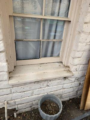 We even do old old windows putty, windows