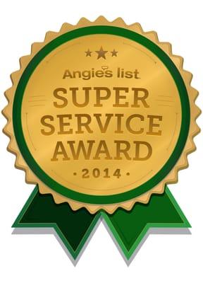 Angie's List super service award 2014