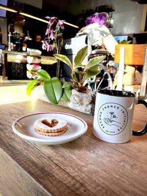 dulce de leche cookie & tea