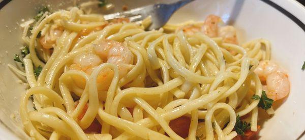 Shrimp Scampi Linguine