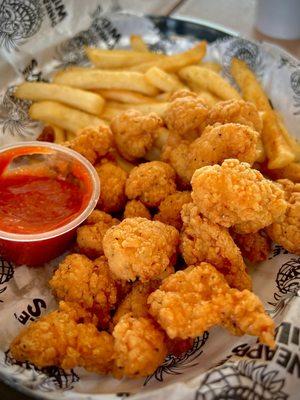 Popcorn Shrimp Willy Basket