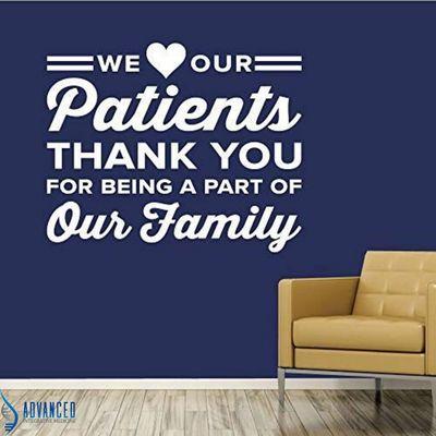 We love our patients!  Thank you for taking the time to leave a review!!