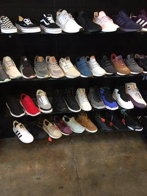 Nice shoe selection.