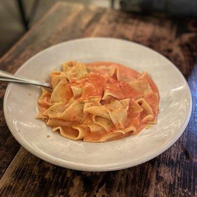 Pappardelle with Vodka Sauce