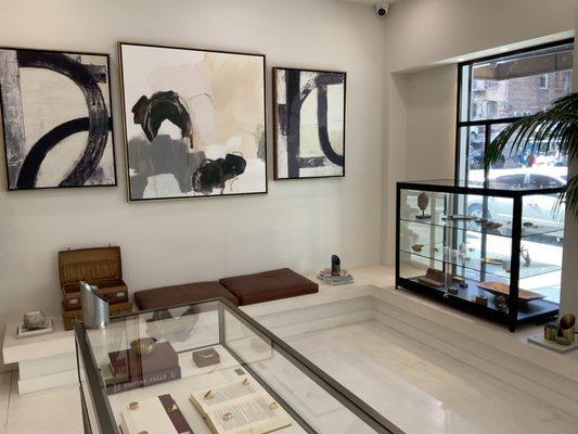 Our beautiful shop's showroom.