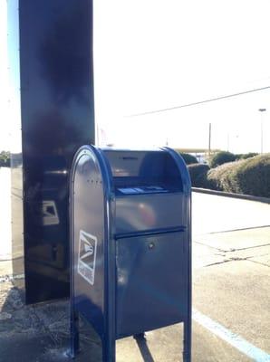 Postal box sitting right in front of Foodtown. Look for it near the bushes and behind the sign.