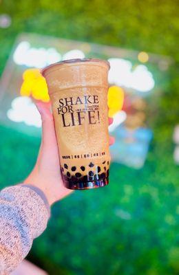 Hokkaida Coffee Slush with Boba