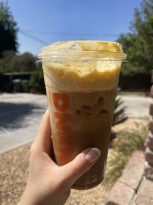 Medium Pumpkin Cream Cold Brew that has been sipped twice :)