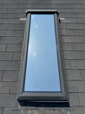 Skylight exterior install Llumar RHE20.