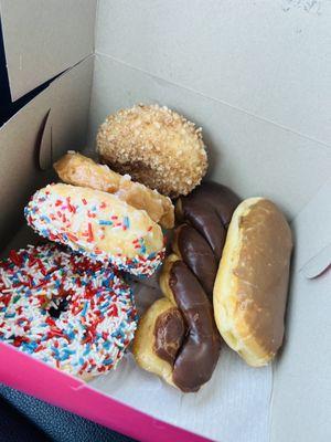 Half dozen delicious donuts!