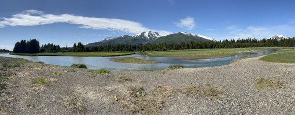 Our view for lunch near Salmon creek