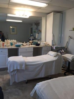 Our new facial room