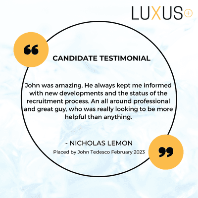 Testimonial from 2.2023, Technical Support Specialist