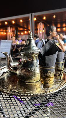 Moroccan mint tea