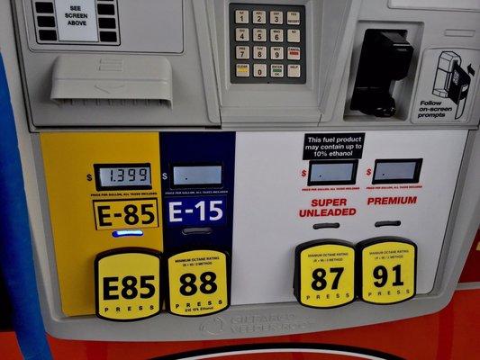 Great price for E85!