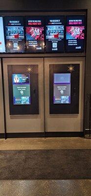 Kiosks for ordering tix