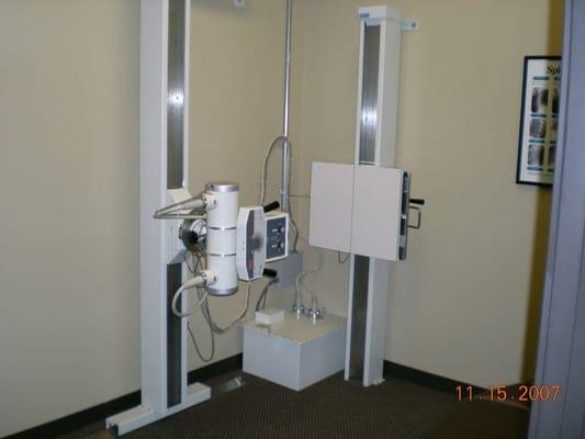 Our in-house X-ray room.