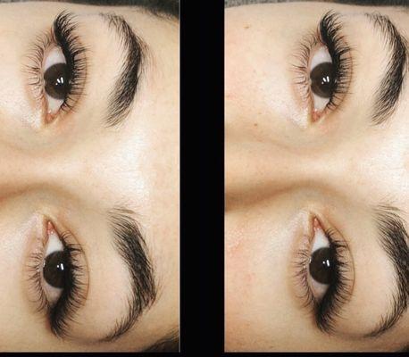 Hybrid Eyelash Extensions