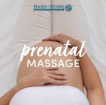 Prenatal Massage available at Hand & Stone Lake Forest