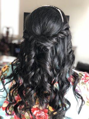 Bridal hair