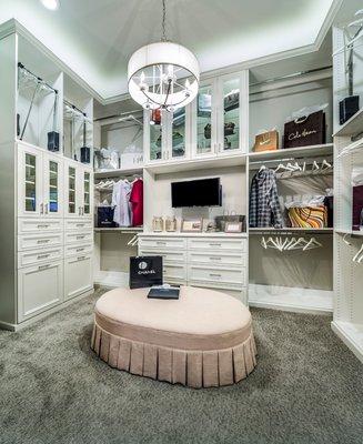 Master Closet with Triple Hang Feature